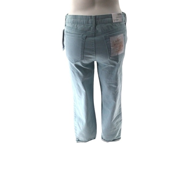 Jessica Simpson Rolled Crop Skinny Soft Sculpture Pants Nwt - Picture 4 of 7